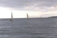Scouts sailing on Bay waters